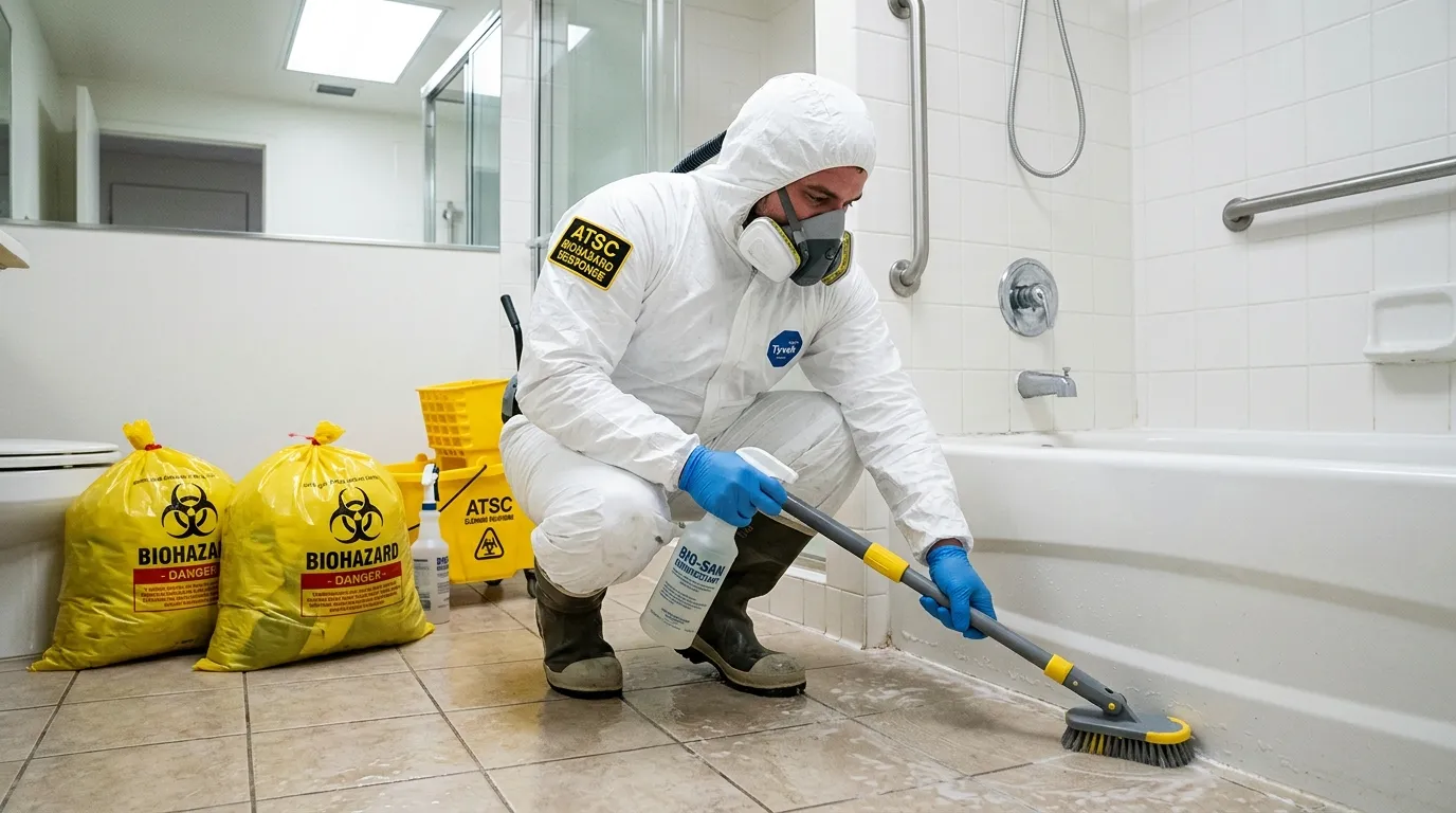 Decontamination equipment deployed for Blood Cleanup in West Babylon